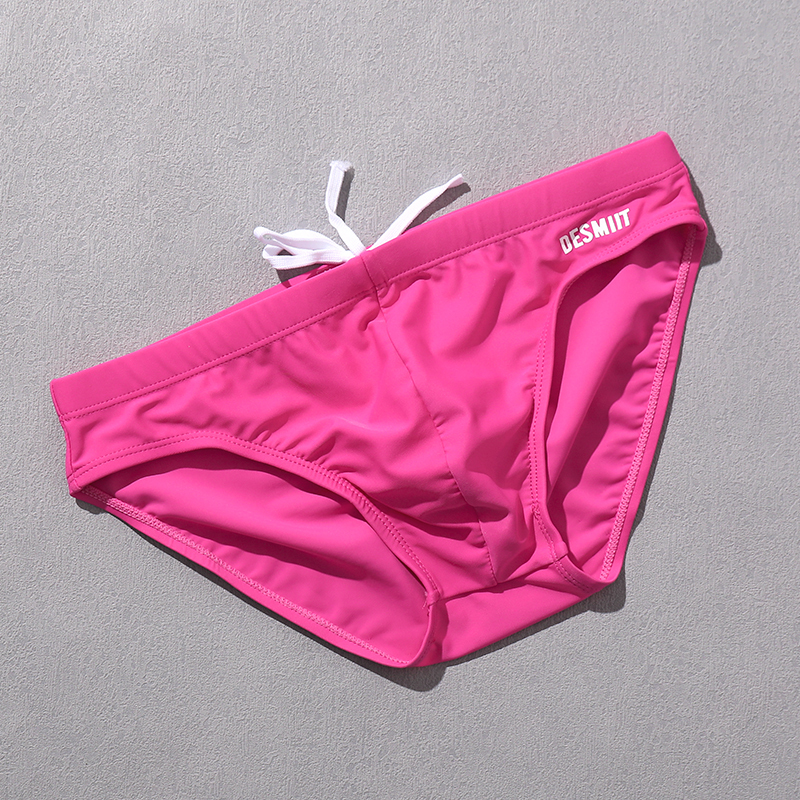 三角泳裤男性感时尚简约亮面金属光泽质感游泳水上乐园男士泳衣