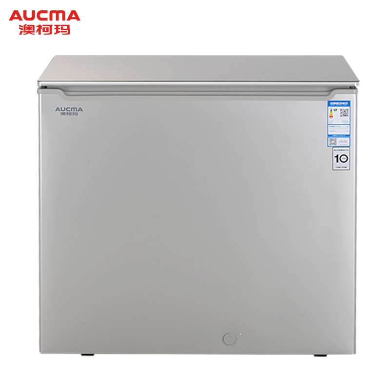 澳柯玛(aucma) bc/bd-206gex 206升 冰柜家用商用 冷柜/冰吧 玻璃面板