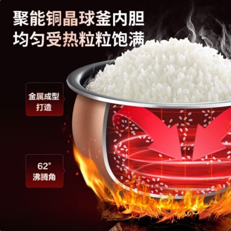 苏泊尔(SUPOR)SF50HC82 远红外球釜IH加热电饭煲 5L(单位:台)高清大图