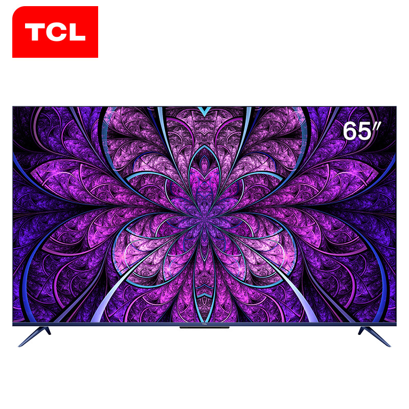 TCL 65英寸液晶平板电视机 4K超高清 原色高色域 超薄金属机身 全面屏 智慧屏 人工智能 教育电视 65N6