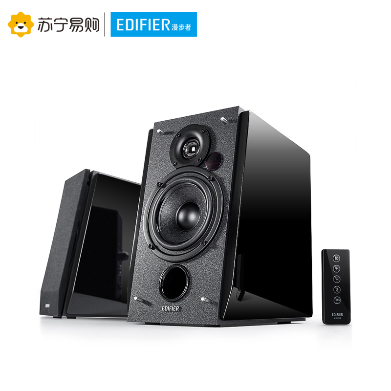 Edifier/漫步者 R1800BT 无线蓝牙音箱HIFI台式多媒体2.0声道电脑有源音响 钢琴黑高清大图