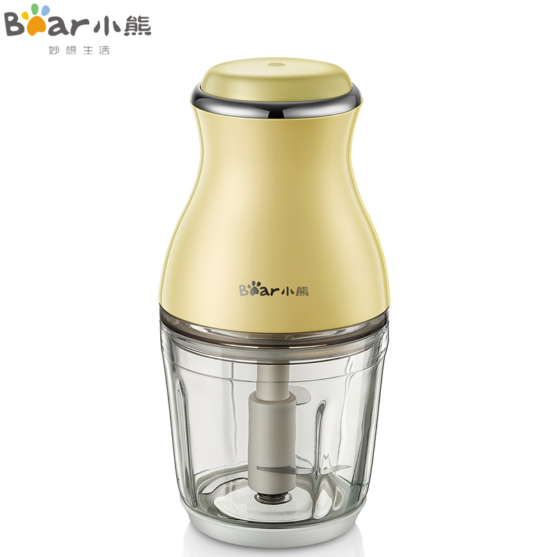 小熊(bear)qsj-b02r1绞肉机切碎机宝宝辅食0.6升加厚玻璃