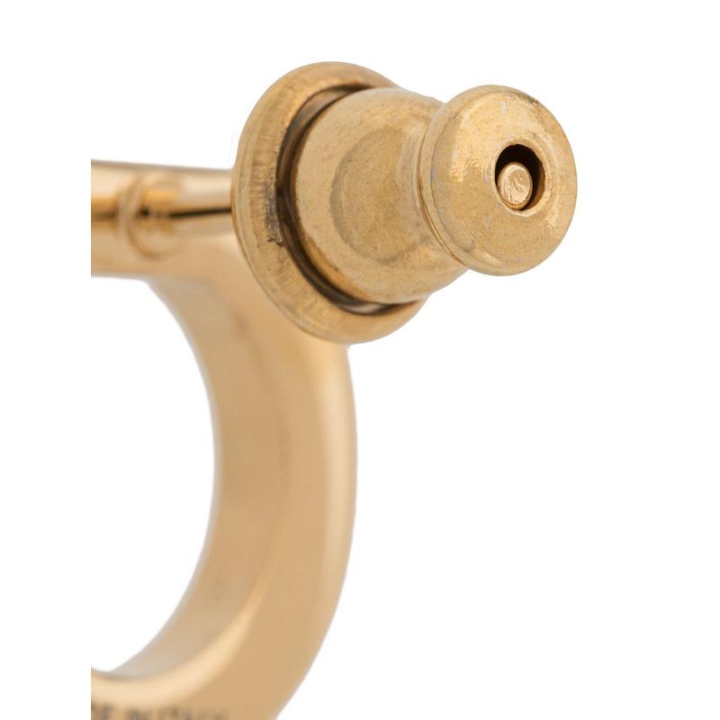 Ferragamo女士晶钻金属耳环时尚百搭配饰铜合金GANCINI风格高清大图