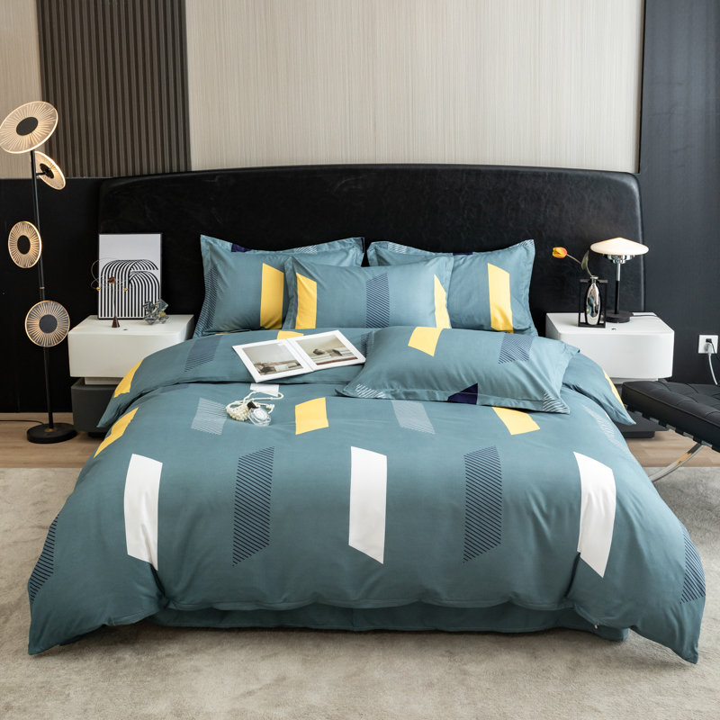 杉杉(FIRS)时尚臻品四件套-赛博 杉杉家纺亲肤水洗四件套 夏季适用SS-TJ1061