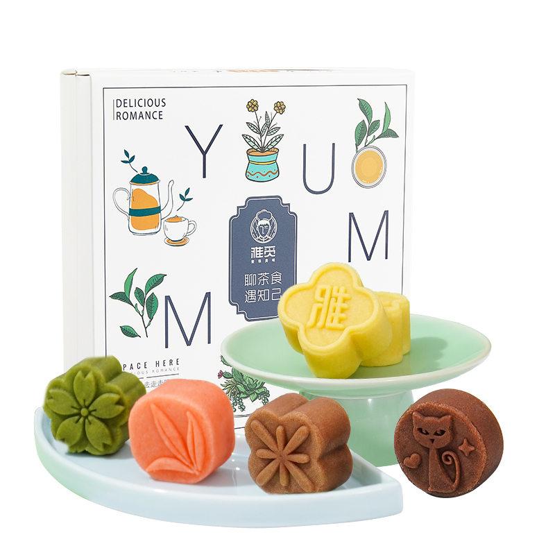 雅觅茶食 同享礼盒372g高清大图