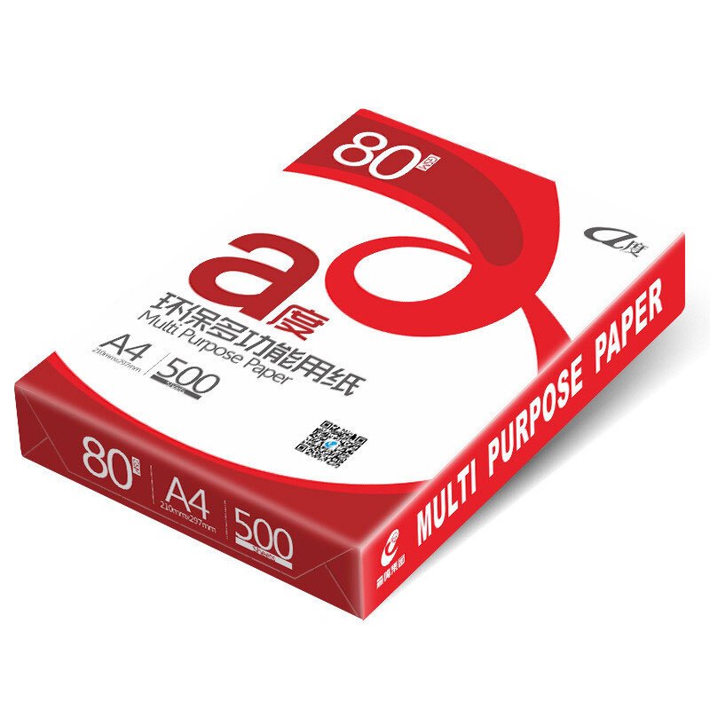 a度 环保多功能用A4/800 8包/箱 单箱装
