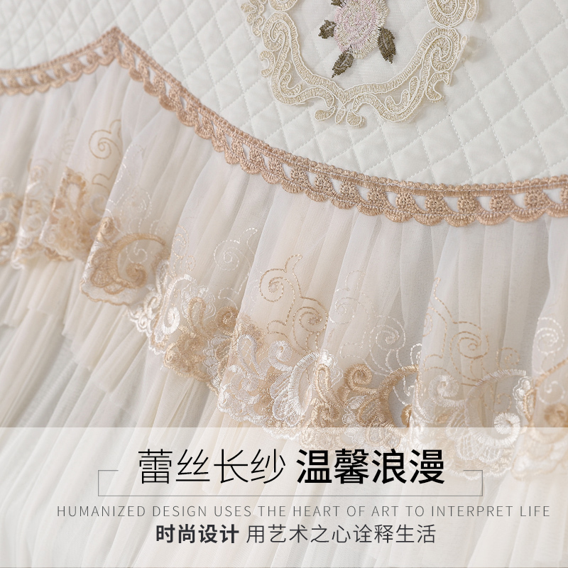 典雅大气韩式加厚钢琴罩欧式钢琴全罩布艺中开套防尘罩