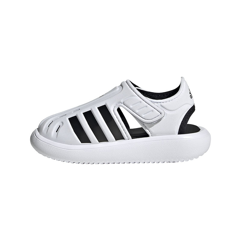 婴童 adidas Closed-toe Summer Water 防滑耐磨轻便 低帮 运动凉鞋 黑白 GW0388