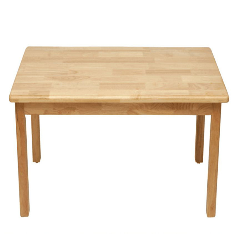 铁迪tdxy085幼儿园实木桌椅餐桌椅木制学习桌写字桌游戏积木桌参数