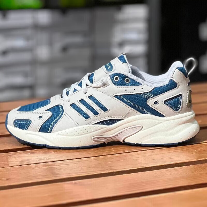 阿迪达斯adidas跑步鞋男女鞋秋冬新款jzrunner复古老爹鞋经典情侣运动