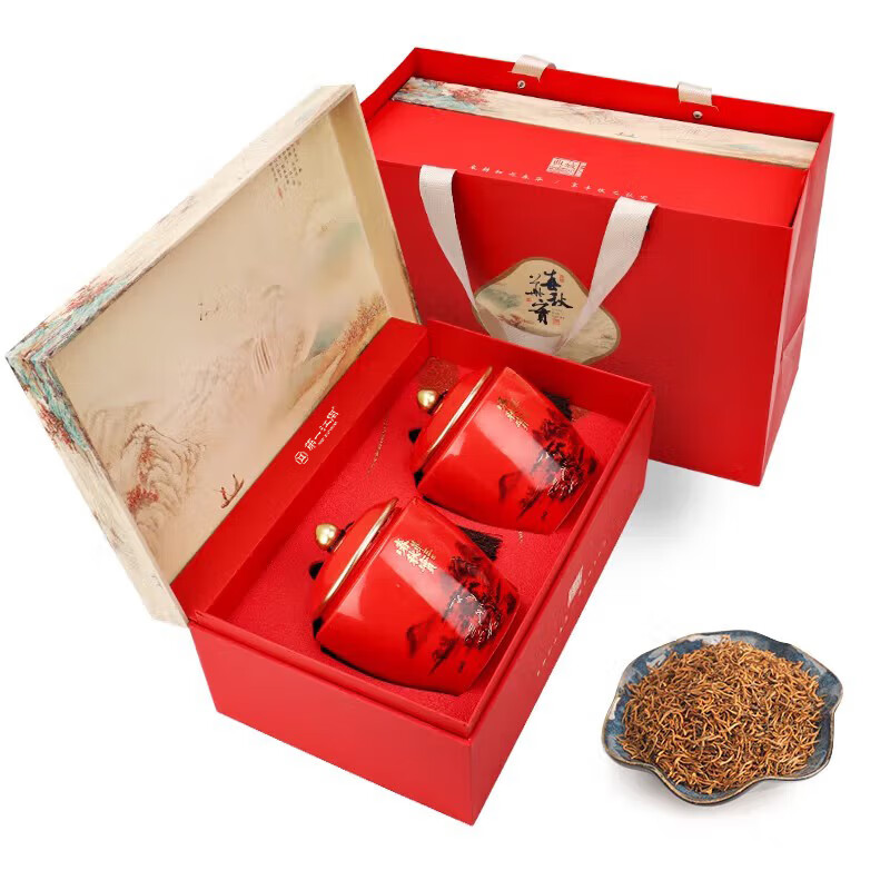 第一江南红茶武夷山金骏眉特级250g新茶茶叶礼盒装春华秋实春茶高端送礼品高清大图