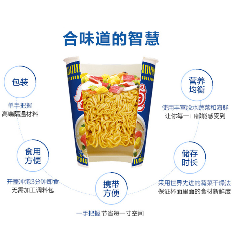 日清(Nissin)合味道香辣牛肉风味83g 方便面