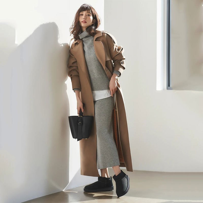 ultra mini 经典超迷你系列 冬季保暖经典短筒 可爱栗色 雪地靴女