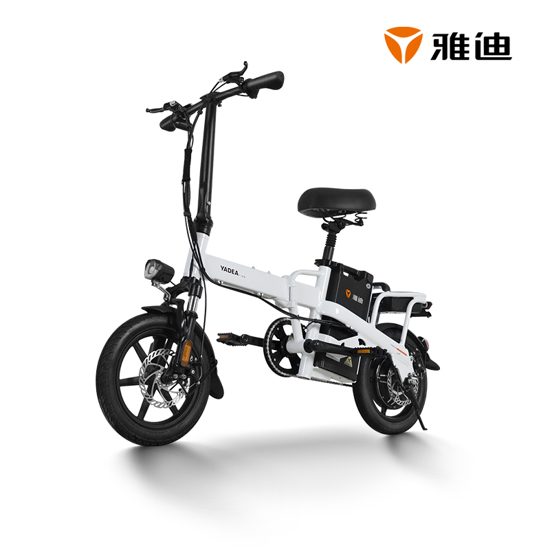 雅迪(yadea)电动车 M321PRO 代驾折叠车长续航48V20AH M321白色