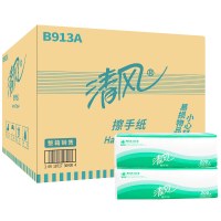 清风 200抽抹手纸檫手纸干手家用洗手间卫生纸商用纸 B913A 整箱装