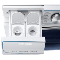 三星(SAMSUNG) WD90N74GNOR/SC 白色 9公斤全自动变频滚筒洗衣机 干衣机 洗烘一体机 节能家用