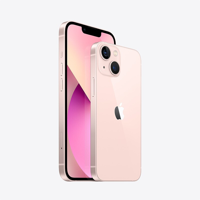 [2021新款]Apple iPhone 苹果13 mini移动联通电信全网通5G智能手机 128GB 粉色 美版有锁 单卡