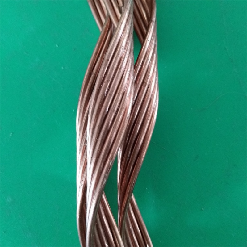 帕尔永固预绞式铜包钢护线条 铜绞线95平方 米高清大图