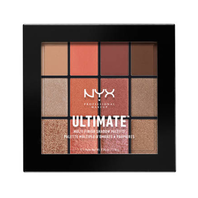 NYX哑光眼影盘12色 Warm rust暖色秋冬