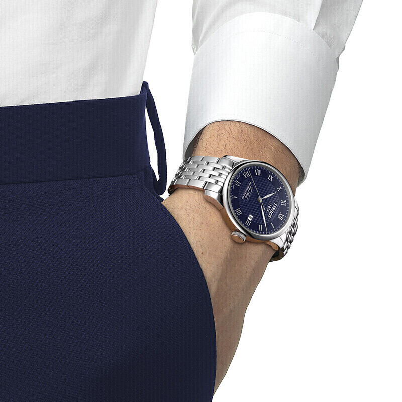天梭(TISSOT)力洛克系列钢带机械男表T006.407.11.043.00高清大图