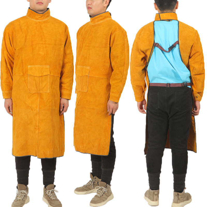 御林铁卫yl-6099牛皮焊接长袖反穿衣/件