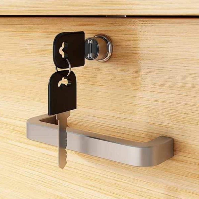 演发 桌下柜三抽台高清大图