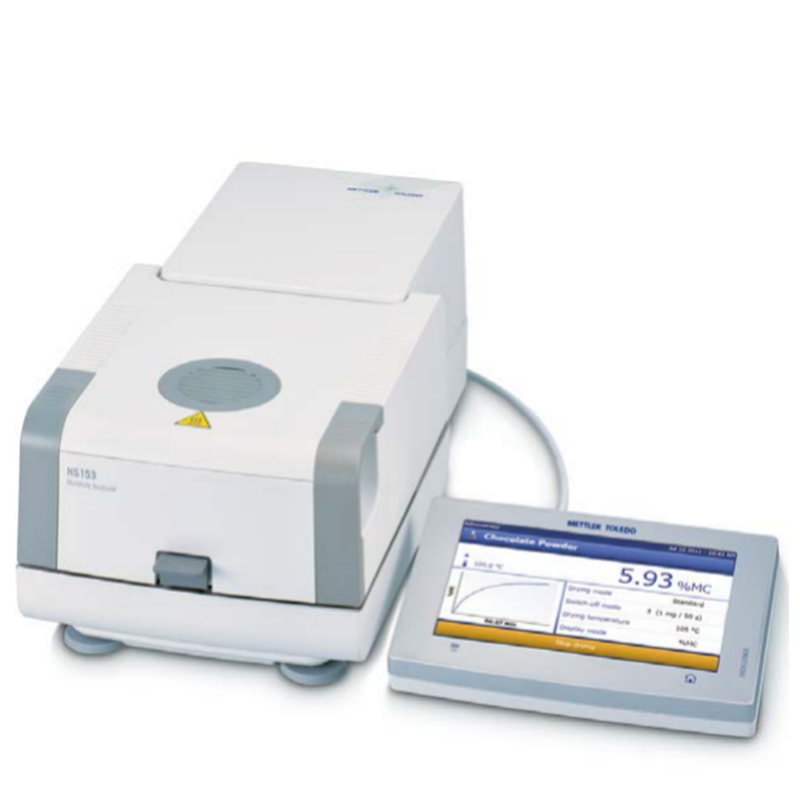 梅特勒托利多 卤素水分测定仪 HS153 配备RS-P26型号打印机高清大图