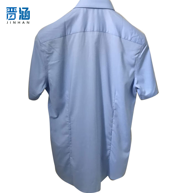 晋涵 外穿短袖衬衣 S-5XL/件高清大图