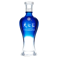 洋河(YangHe) 蓝色经典 天之蓝 42度 1000ml 单瓶装 浓香型白酒 口感绵柔