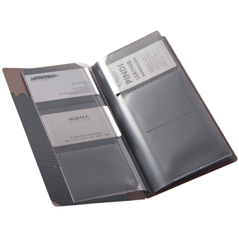 齐心(comix)A7628 30枚商务名片册 名片本名片夹 卡片册 卡片袋 名片盒 名片薄 办公收纳用品高清大图