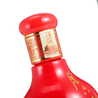[金六福旗舰店]金六福六福呈祥50度500ml单瓶高度白酒婚宴婚庆喜宴喜酒