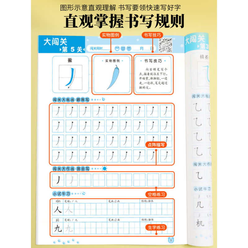 图书>保健/养生>女性/儿童>21世纪>儿童字帖幼小衔接点阵控笔训练幼儿