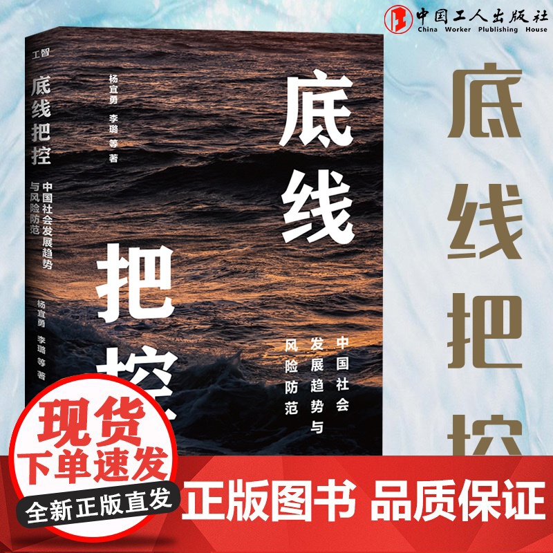 底线把控:中国社会发展趋势与风险防范 底线思维、风险防范、社会发展风险 中国工人出版社品牌店正版新书高清大图