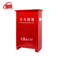 DXBG灭火箱子4kg不锈钢灭火箱套装消防器材箱能装2个8kg干粉灭火器（空箱）
