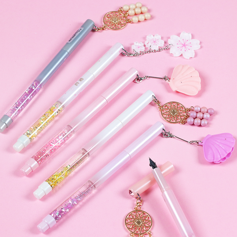 钢笔换囊钢笔可爱少女心可擦蓝钢笔套装三四五年级钢笔lsl1115墨囊