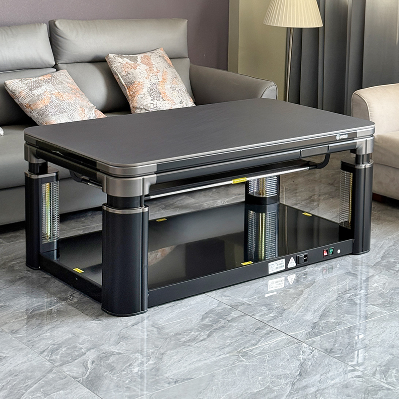 火焰山2025新款升降电暖茶几客厅家用电暖桌取暖桌烤火炉一体高清大图