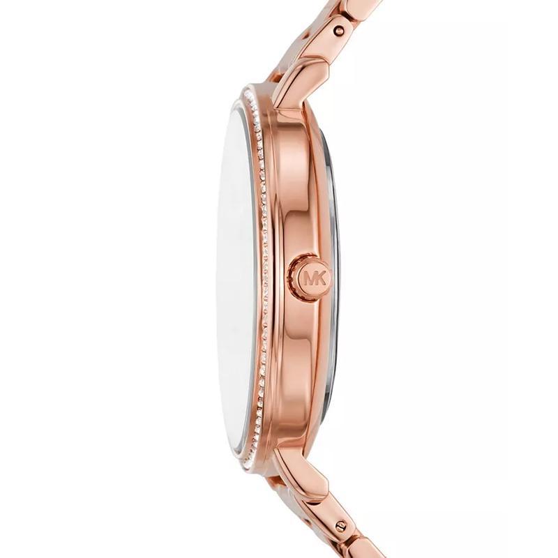 Michael Kors 女士玫瑰金不锈钢腕表mm石英防水都市潮酷商务女表