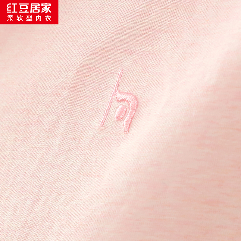 红豆居家滑爽『红豆棉』系列色纺情侣短袖居家服套装[线下同款] 9J201/202