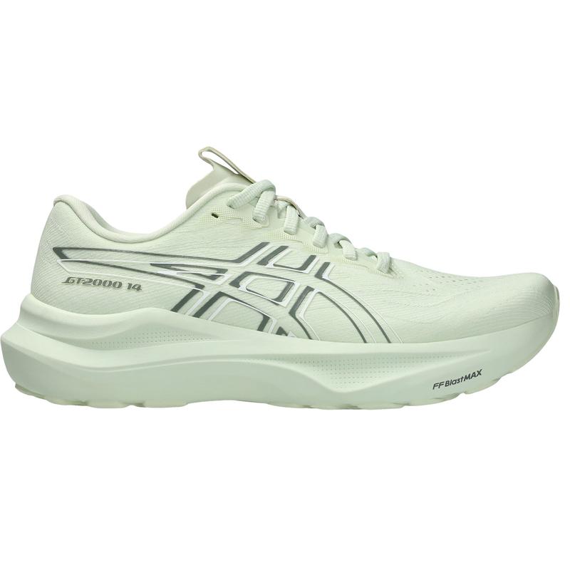 ASICS跑步鞋女缓震稳定支撑防滑透气干爽透气网面白色配色