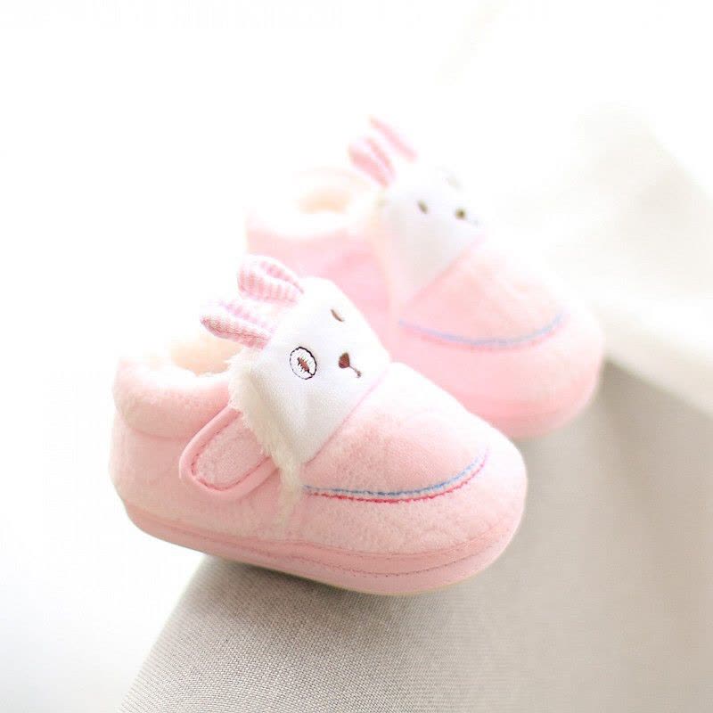 迪鲁奥(DILUAO)新款婴儿学步鞋冬季宝宝0-3女童6-12个月软底加厚棉鞋儿小图片