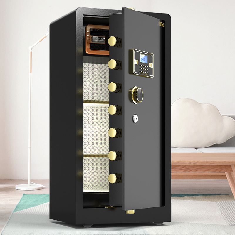 洛伊丽 保险柜大型办公室文件家用大容量正品防盗 大保险箱1米1.2米1.5米高 保管箱指纹密码重型家庭用防火