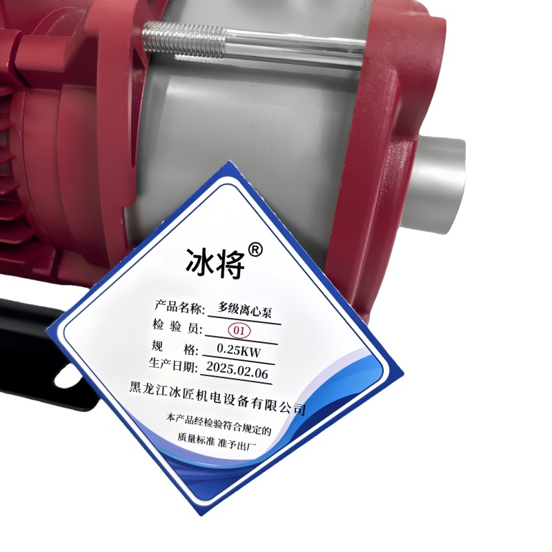 冰将 卧式220V多级离心泵循环泵 0.25KW 台高清大图