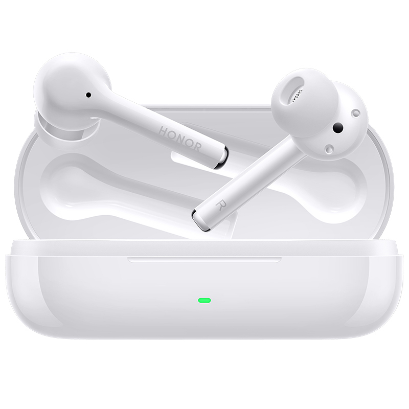 荣耀FlyPods 3 无线耳机 蓝牙耳机 主动降噪 通话降噪 触控式操作 入耳式 音乐耳机 铃兰白