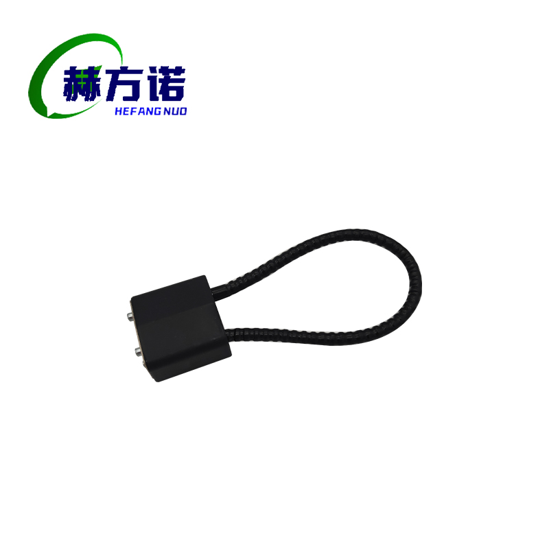 赫方诺钢丝绳挂锁 通开20cm/条高清大图
