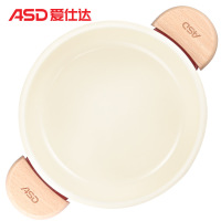 爱仕达(ASD) 汤锅 20cm双耳锅宝宝婴儿辅食小炖锅 煮粥煮面奶锅 燃气专用 TT20A3Q 喜庆红