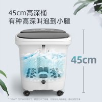 蓓慈(beici)足浴器BZ526A家用智能恒温冲浪加热电动按摩万向滚轮环保PP材质洗脚盆足浴盆泡脚桶吴昕同款