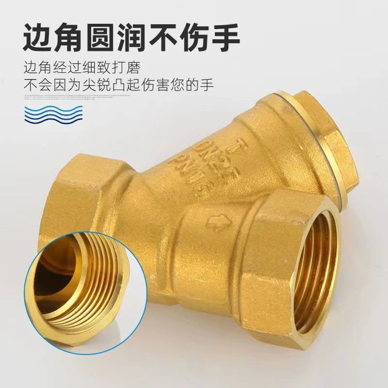 伟鹏双兴 黄铜Y型铜过滤器 DN20(6分)重型 台图片