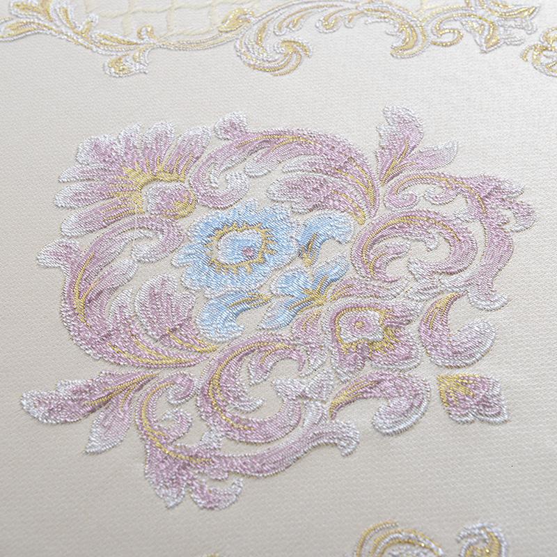 欧式提花桌旗电视柜鞋柜茶几餐桌玄关旗长条桌旗布长条盖布可定做 黎曼菲-紫花 桌旗32*160cm高清大图