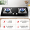 Haier/海尔 燃气灶液化气家用厨房嵌入式双灶天然气灶具 黑色 天然气