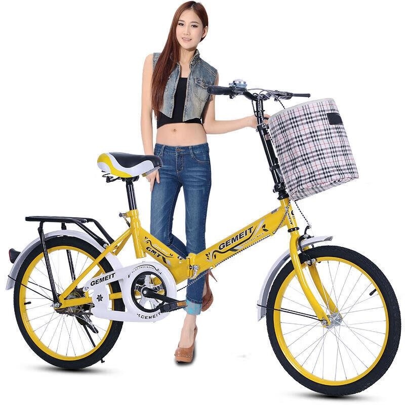 16寸20寸折叠自行车成人学生山地车GO高清大图